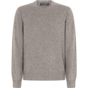 Dolce & Gabbana Round-neck Knitwear Gray, Herr