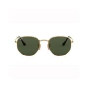 Ray-Ban Hexagonal Flat Lenses Yellow, Herr