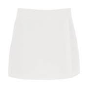 Chloé Veckad Mini Kjol White, Dam