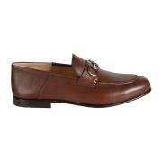 Salvatore Ferragamo Stilren Slip-on Moccasin Ornament Brown, Herr