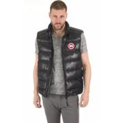 Canada Goose Svart Crofton Puffer Vest Black, Herr