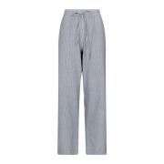 Neo Noir Wide Trousers Blue, Dam