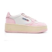 Autry Blush Bride Låga Plattformsneakers Multicolor, Dam