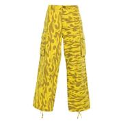 ERL Wide Trousers Yellow, Herr