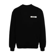 Jacquemus Gros Grain Sweatshirt Black, Herr