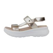 Panama Jack Stiliga Platta Sandaler Gray, Dam