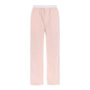 By Malene Birger Wide Trousers Pink, Dam