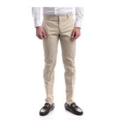 PT Torino Slim-fit Trousers Beige, Herr