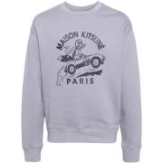 Maison Kitsuné Sweatshirts Blue, Herr