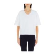 Liu Jo Klassisk T-shirt White, Dam