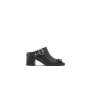 Courrèges Heeled Mules Black, Dam