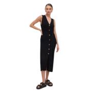 Twinset Maxi Dresses Black, Dam