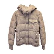 Moncler Pre-owned Pre-owned Polyester ytterklder Gray, Dam