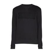 Guess Slim Fit Logo Sweatshirt - Black, Herr