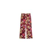 Ba&Sh Wide Trousers Multicolor, Dam