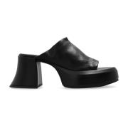 Miista Jimena platform slides Black, Dam