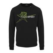 Plein Sport Hoodies Black, Herr