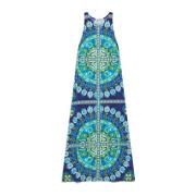 Maliparmi Maxi Dresses Blue, Dam