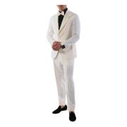 Tagliatore Single Breasted Suits White, Herr