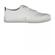 Calvin Klein Vit Bomullssneaker med Logotryck White, Herr