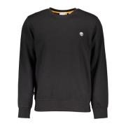 Timberland Black Cotton Sweater Black, Herr