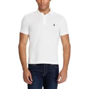 Ralph Lauren Vit Slim Fit Stretch Mesh Polo T-Shirt White, Herr