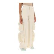 Amiri Wide Trousers White, Dam