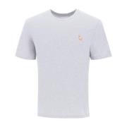 Maison Kitsuné Chillax Fox Broderad T-shirt Gray, Herr