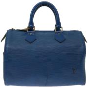 Louis Vuitton Vintage Pre-owned Laeder louis-vuitton-vskor Blue, Dam