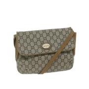 Gucci Vintage Pre-owned Canvas gucci-vskor Beige, Dam