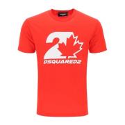 Dsquared2 T-Shirts Red, Herr