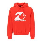 Dsquared2 Hoodies Red, Herr