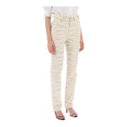 Ganni Slim-fit Jeans White, Dam
