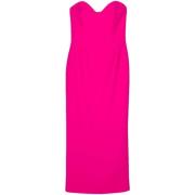 The New Arrivals Ilkyaz Ozel Fuchsia Klänning med Sweetheart Halsringn...