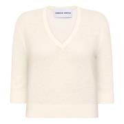 Emerson Renaldi V-neck Knitwear Beige, Dam