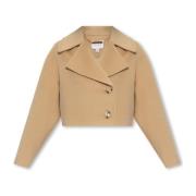 Ixiah Rockafellar cropped blazer Beige, Dam