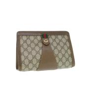 Gucci Vintage Pre-owned Canvas gucci-vskor Beige, Dam