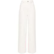 TotêMe Wide Jeans Beige, Dam