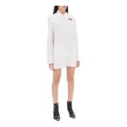 Alessandra Rich Shirt Dresses White, Dam