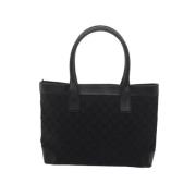 Gucci Vintage Pre-owned Canvas handvskor Black, Dam