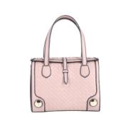 Bottega Veneta Vintage Pre-owned Laeder totevskor Pink, Dam