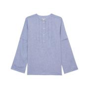 Ines De La Fressange Paris Blouses & Shirts Blue, Dam