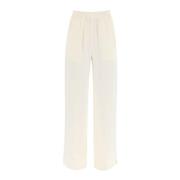 See by Chloé Wide Trousers White, Dam