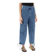 Isabel Marant Étoile Cropped Jeans Blue, Dam