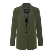 Bruuns Bazaar Klassisk Blazer för kvinnor, Deep Depths Green, Dam