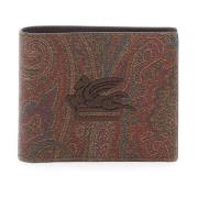 Etro Paisley Bifold Plånbok med Pegaso Logo Multicolor, Dam