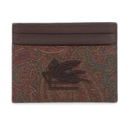 Etro Jacquard Paisley Korthållare Multicolor, Dam