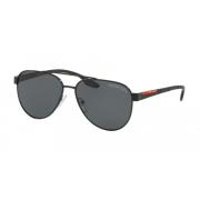 Prada Solglasögon Linea Rossa PS 54Ts Black, Herr