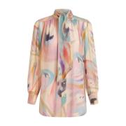 Etro Long Sleeve Tops Multicolor, Dam