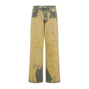 Dries Van Noten Wide Trousers Multicolor, Herr